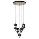 Hubbardton Forge Chrysalis 9-Light Small Crystal Pendant 6