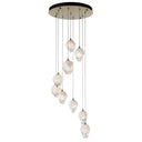 Hubbardton Forge Chrysalis 9-Light Small Crystal Pendant 8