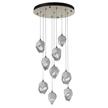 Hubbardton Forge Chrysalis 9-Light Small Crystal Pendant 