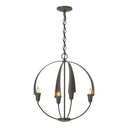 104201 Hubbardton Forge Cirque 4 Light Chandelier