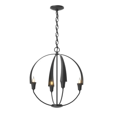 104201 Hubbardton Forge Cirque 4 Light Chandelier