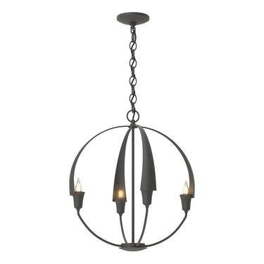 104201 Hubbardton Forge Cirque 4 Light Chandelier