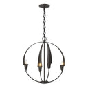 104201 Hubbardton Forge Cirque 4 Light Chandelier