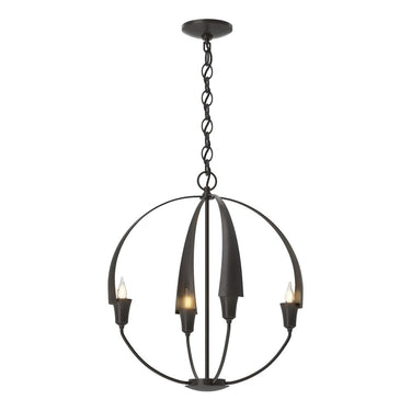 104201 Hubbardton Forge Cirque 4 Light Chandelier