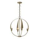 104201 Hubbardton Forge Cirque 4 Light Chandelier