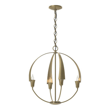 104201 Hubbardton Forge Cirque 4 Light Chandelier