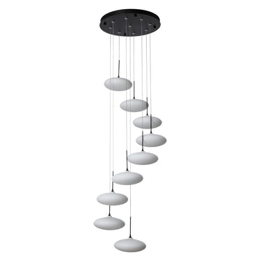 Hubbardton Forge Clouds 9-Light Pendant 2