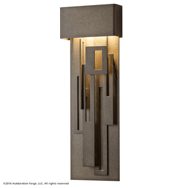 Hubbardton Forge Collage Large Dark Sky Friendly LED Outdoor Sconce 