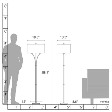 Hubbardton Forge Contemporary Formae Floor Lamp 1