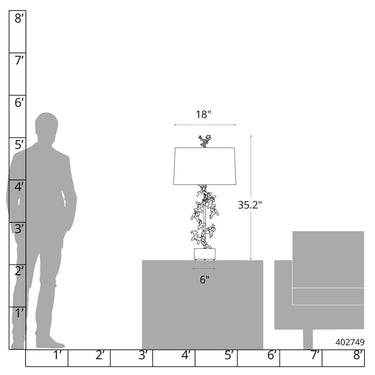 Hubbardton Forge Coral Table Lamp 8