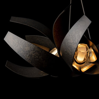 Hubbardton Forge Corona Brass Accent Pendant 4