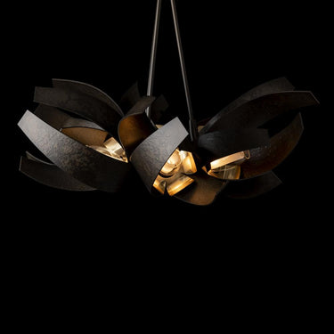 Hubbardton Forge Corona Brass Accent Pendant 3