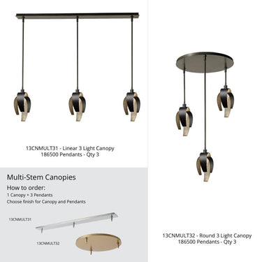 Hubbardton Forge Corona Mini Pendant 3