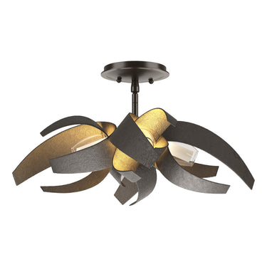 Hubbardton Forge 128712 Corona 4 Light Semi-Flush