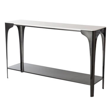 Hubbardton Forge Cove Marble Top Console Table 1