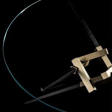 Hubbardton Forge Crux Coffee Table W/ Steel Legs 3