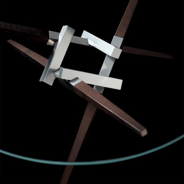 Hubbardton Forge Crux Coffee Table W/ Wood Legs 3