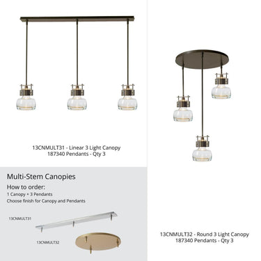 Hubbardton Forge Cuff Large Mini Pendant 3