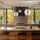 Hubbardton Forge Derby Linear 4-Light LED Pendants 6