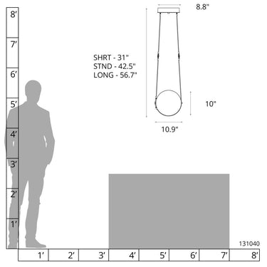 Hubbardton Forge Derby Small LED Pendants 3