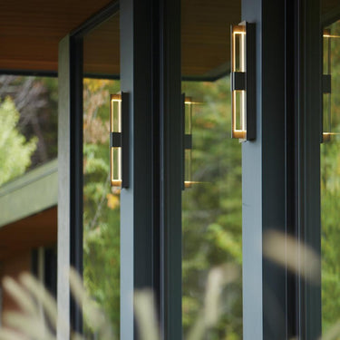 Hubbardton Forge Double Axis Large LED Outdoor Sconce 1