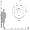 Hubbardton Forge Double Cirque Large Scale Chandelier 7