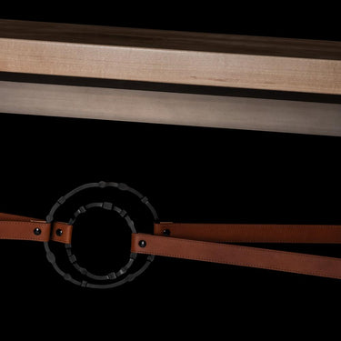 Hubbardton Forge Equus Wood Top Console Table 