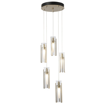 Hubbardton Forge Exos Glass 5-Light Pendant - Standard - 131124
