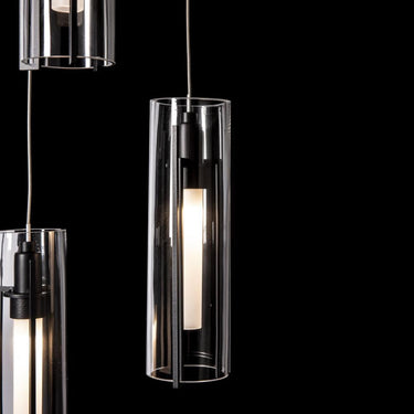 Hubbardton Forge Exos Glass 5-Light Pendant 14