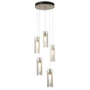 Hubbardton Forge Exos Glass 5-Light Pendant 4