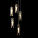 Hubbardton Forge Exos Glass 5-Light Pendant 7