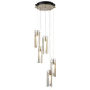 Hubbardton Forge Exos Glass 5-Light Pendant - Standard - 131124
