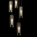 Hubbardton Forge Exos Glass 9-Light Pendant - Standard - 131104