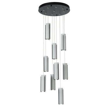 Hubbardton Forge Exos Glass 9-Light Pendant - Standard - 131104