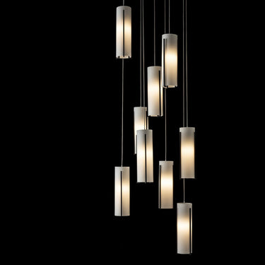 Hubbardton Forge Exos Glass 9-Light Pendant - Standard - 131104