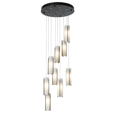 Hubbardton Forge Exos Glass 9-Light Pendant 1