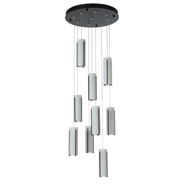 Hubbardton Forge Exos Glass 9-Light Pendant 3
