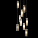 Hubbardton Forge Exos Glass 9-Light Pendant 8