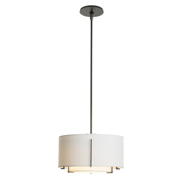 Hubbardton Forge Exos Small Double Shade Pendant 1