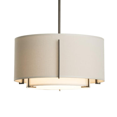 Hubbardton Forge Exos Small Double Shade Pendant 2