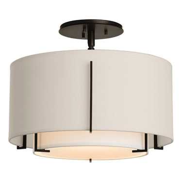 12-6501 Hubbardton Forge Small Double Exos Semi-Flush
