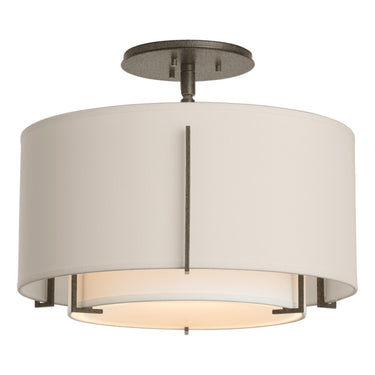 12-6501 Hubbardton Forge Small Double Exos Semi-Flush