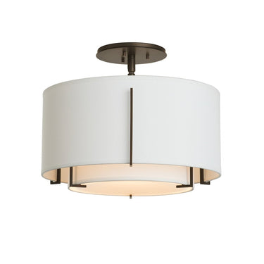 12-6501 Hubbardton Forge Small Double Exos Semi-Flush
