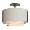 Hubbardton Forge Exos Small Double Shade Semi-Flush 2