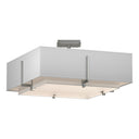 126510 Hubbardton Forge Exos Square Four Light Semi-Flush Mount