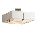 Hubbardton Forge Exos Square Double Shade Semi-Flush 1