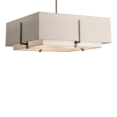 Hubbardton Forge 139635 Exos Square Large Double Shade Pendant
