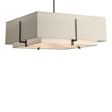 Hubbardton Forge 139635 Exos Square Large Double Shade Pendant