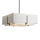 Hubbardton Forge Exos Square Large Double Shade Pendant 2