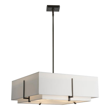 Hubbardton Forge Exos Square Large Double Shade Pendant 